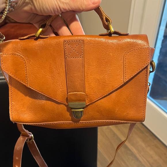 Madewell Tan Leather Crossbody Bag - Picture 3 of 7